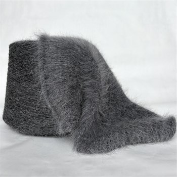 Ангора 80 | Тёмно-серый меланж, 50 гр. F54